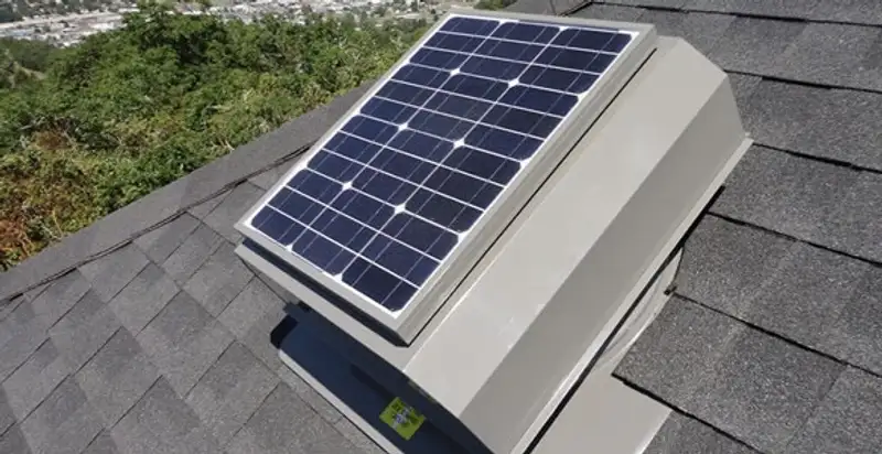 attic fan installation services with energy-efficient roof-mounted ventilation system in Atlanta, GA