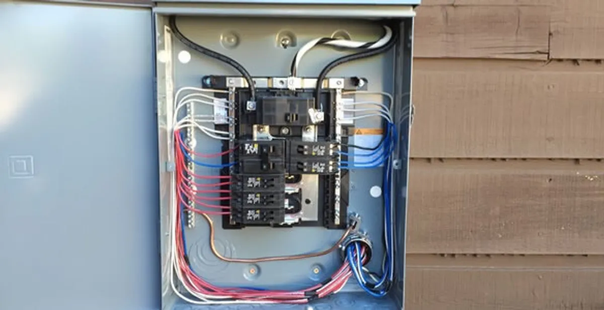 electrical panel upgrade service featuring newly installed electrical panel wired by licensed electricians in Atlanta, GA