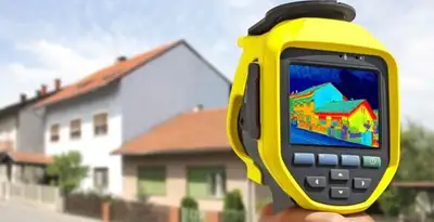 home energy audit service performing exterior thermal inspection to identify energy loss in Atlanta, GA