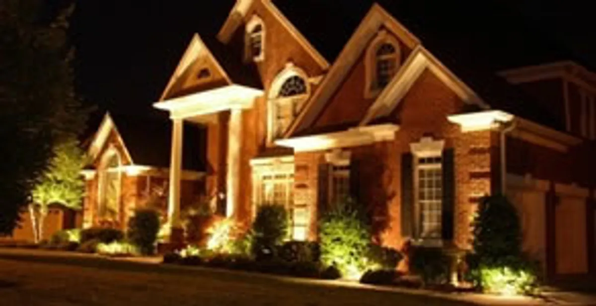 landscape lighting installation services enhancing residential exterior lighting in Atlanta, GA