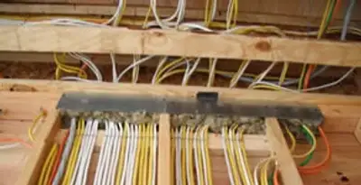 new construction wiring services with organized electrical rough-in performed by licensed electricians in Atlanta, GA