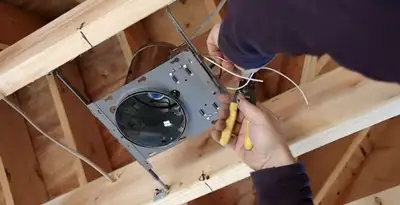 Professional recessed lighting installation with electrical wiring by licensed electricians in Atlanta, GA