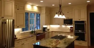 Recessed lighting installation enhancing interior lighting by professional electricians in Atlanta, GA