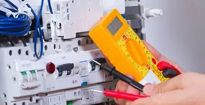 Residential electrician testing home electrical panel for safety and performance in Atlanta, GA