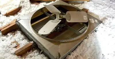 whole house fan installation services with attic-mounted ventilation unit in Atlanta, GA