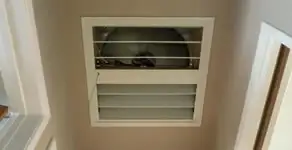 whole house fan installation services with ceiling-mounted ventilation system in Atlanta, GA